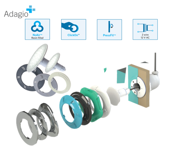 Adagio + 1700 lm,25W, Sıcak beyaz Işık, Ø 100 mm - Görsel 2